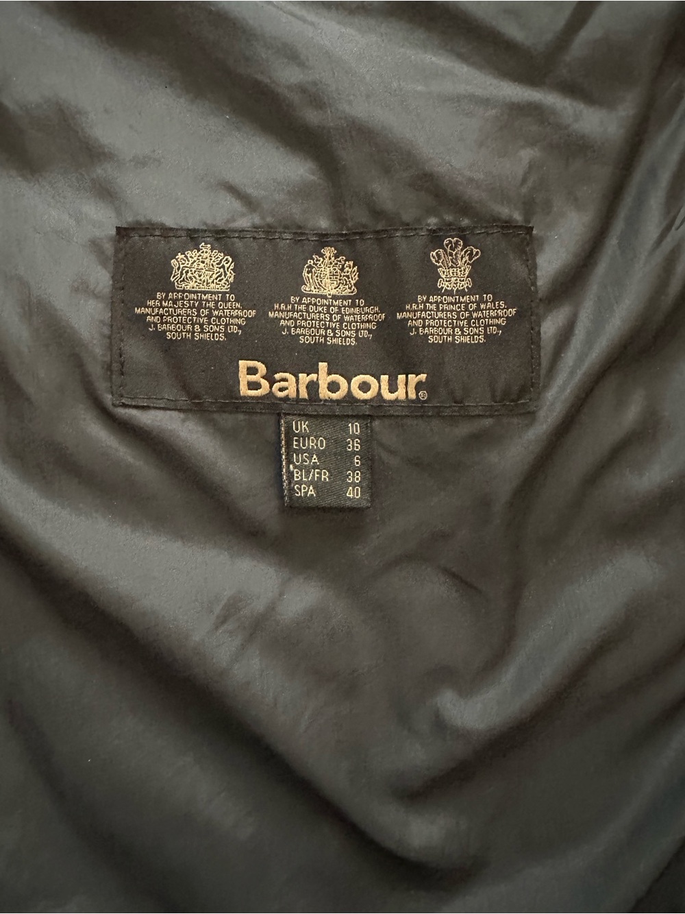 Barbour Cavalry Polarquilt Jacket Women’s US 6 Dark Navy Quilted Fleece Lined - Picture 3 of 4